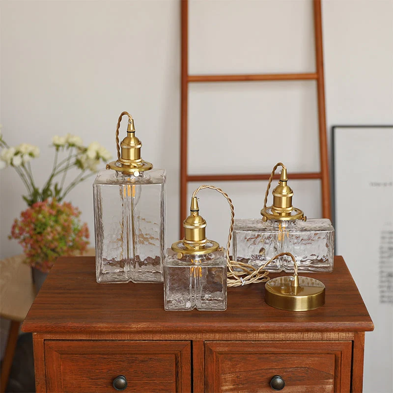 The Jewel Glass And Brass Pendant Light By Euroselle