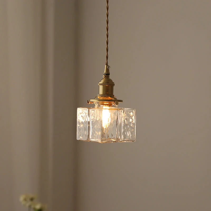 The Jewel Glass And Brass Pendant Light By Euroselle