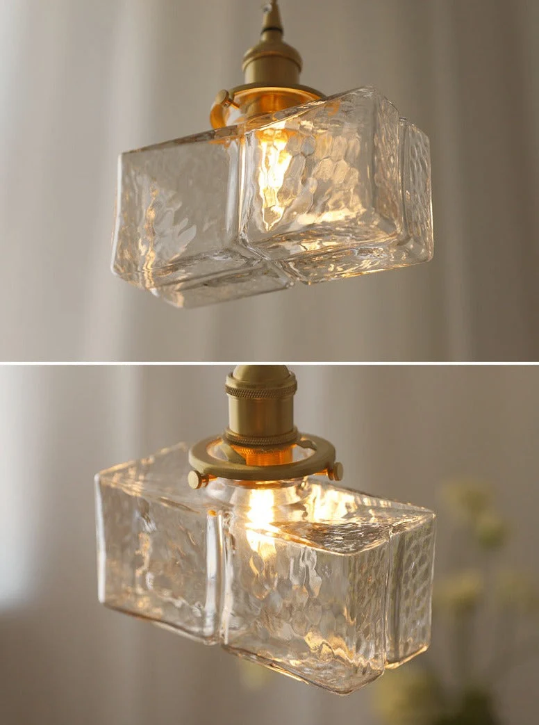 The Jewel Glass And Brass Pendant Light By Euroselle