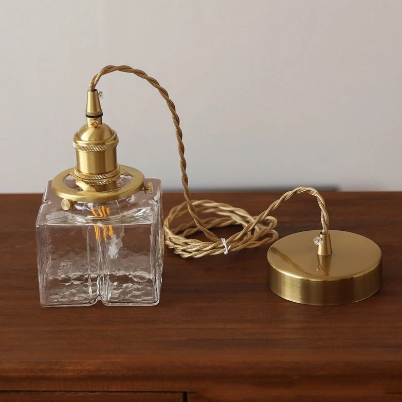 The Jewel Glass And Brass Pendant Light By Euroselle