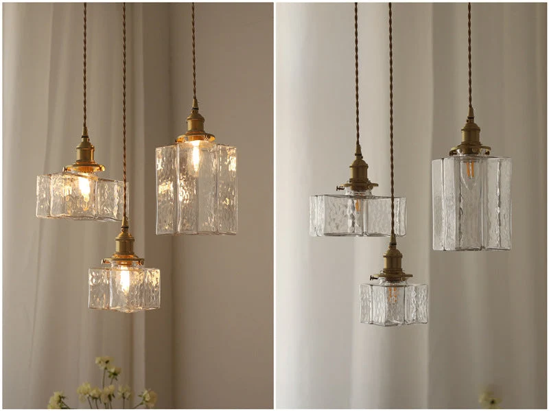The Jewel Glass And Brass Pendant Light By Euroselle
