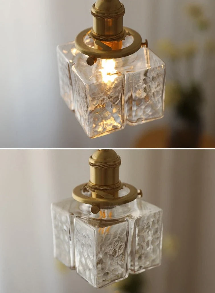 The Jewel Glass And Brass Pendant Light By Euroselle