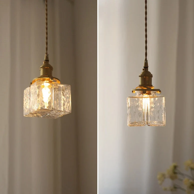 The Jewel Glass And Brass Pendant Light By Euroselle