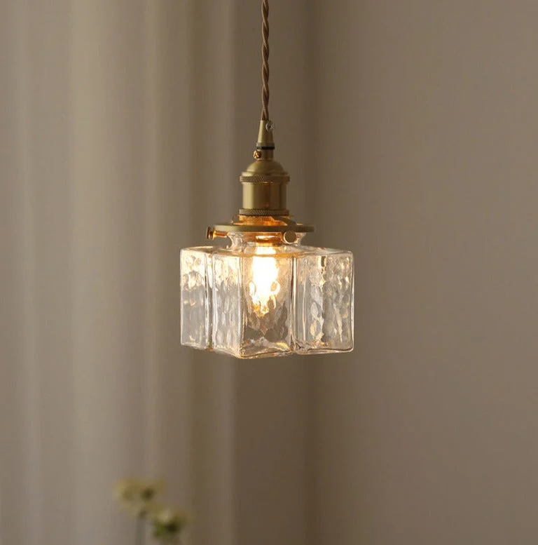 The Jewel Glass And Brass Pendant Light By Euroselle