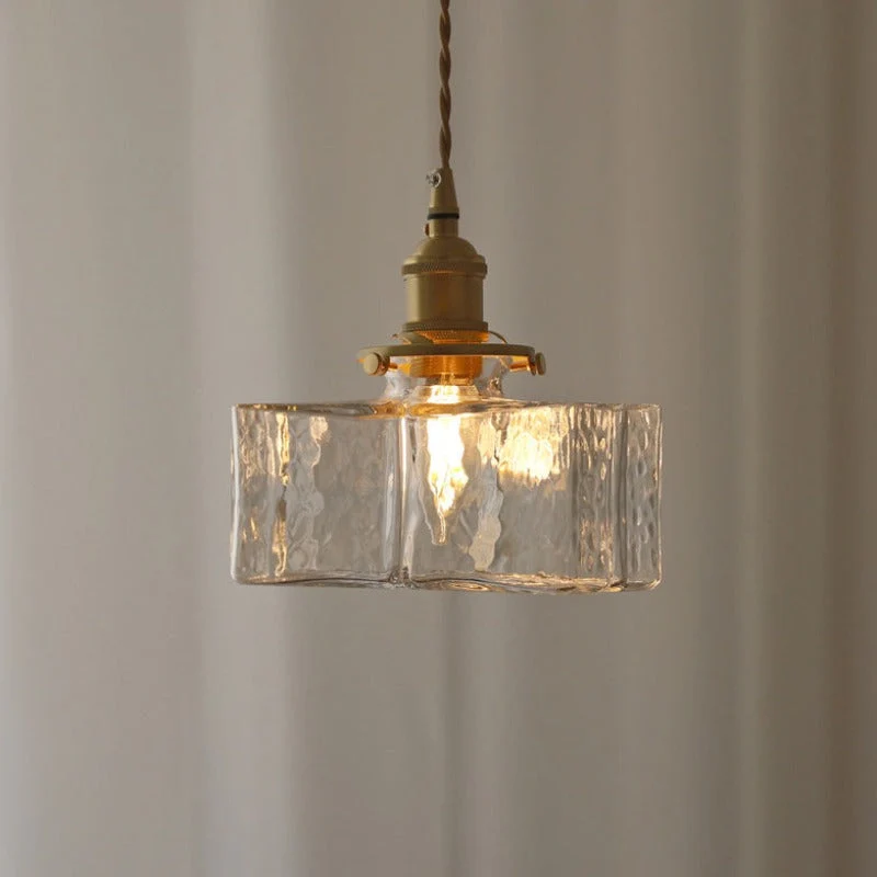The Jewel Glass And Brass Pendant Light By Euroselle