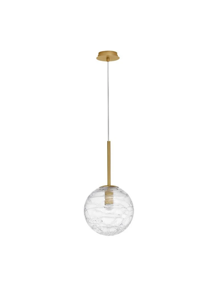 Coen Pendelleuchte Gold, Transparent