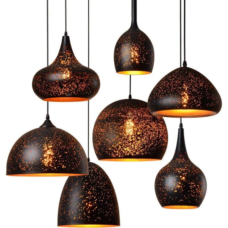 Euroselle Vintage Pendant Lamp Iron Loft Nordic Style E27