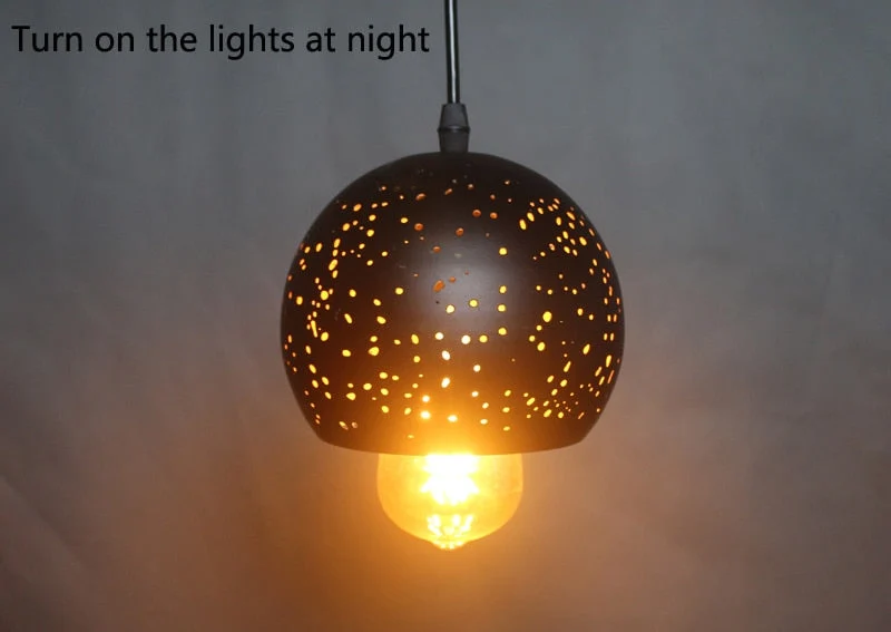 Euroselle Vintage Pendant Lamp Iron Loft Nordic Style E27