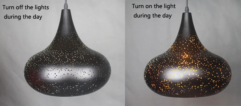 Euroselle Vintage Pendant Lamp Iron Loft Nordic Style E27