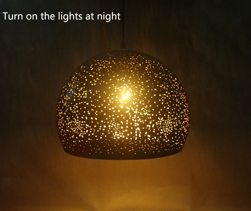 Euroselle Vintage Pendant Lamp Iron Loft Nordic Style E27