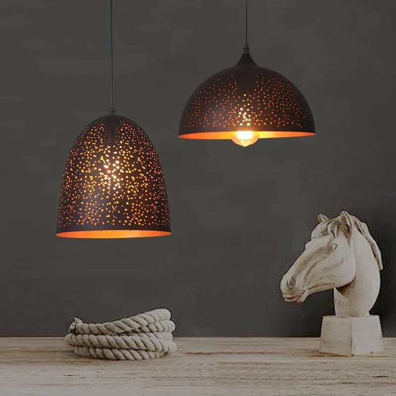 Euroselle Vintage Pendant Lamp Iron Loft Nordic Style E27