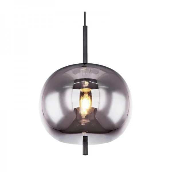Blacky Pendant Light With Varied Glass Bowls By Euroselle