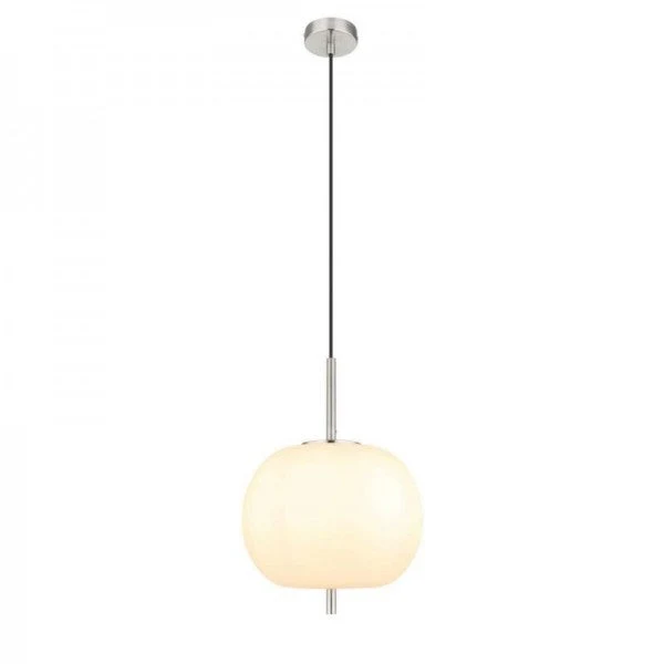 Blacky Pendant Light With Varied Glass Bowls By Euroselle