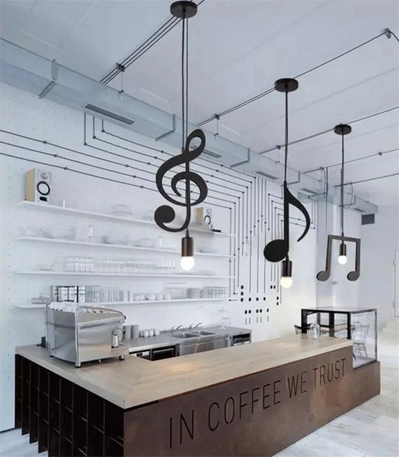 LYF Music Notes Modern Nordic Pendant Lights By Euroselle