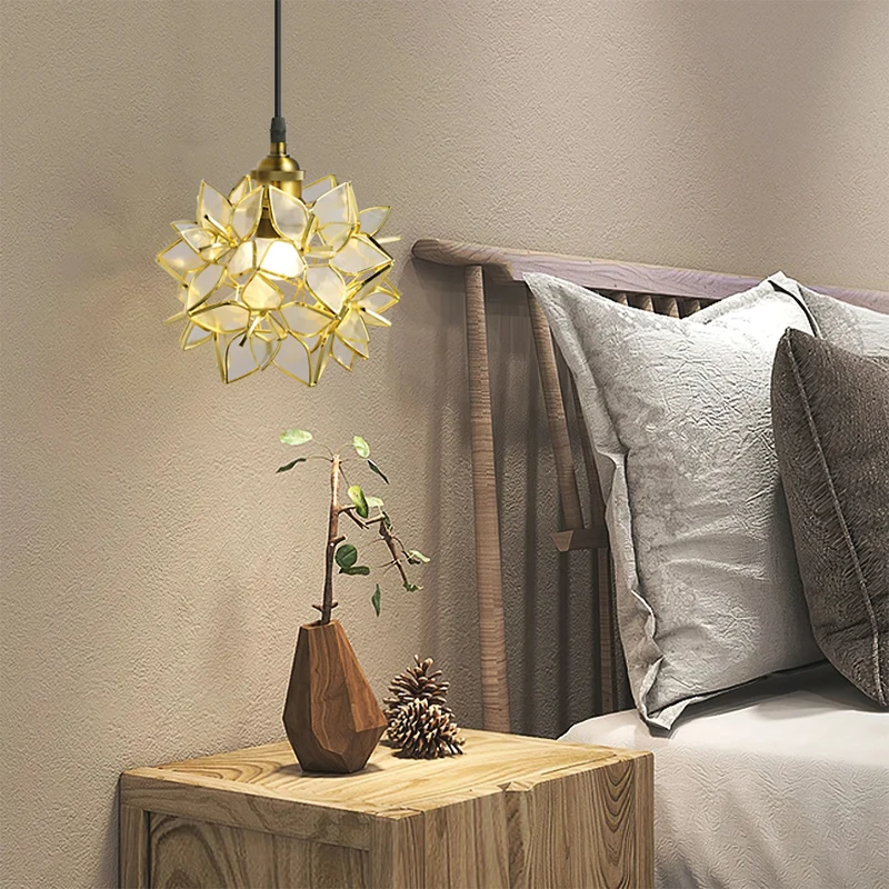 Capiz Pendant Light by Euroselle, Handcrafted Shell Lamp for Modern Interiors