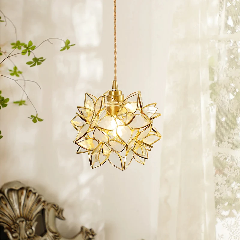 Capiz Pendant Light by Euroselle, Handcrafted Shell Lamp for Modern Interiors