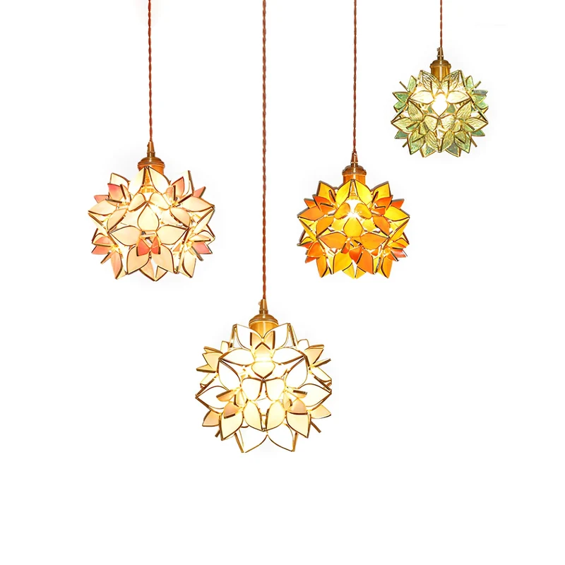 Capiz Pendant Light by Euroselle, Handcrafted Shell Lamp for Modern Interiors