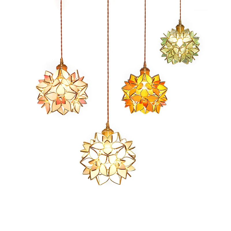 Capiz Pendant Light by Euroselle, Handcrafted Shell Lamp for Modern Interiors