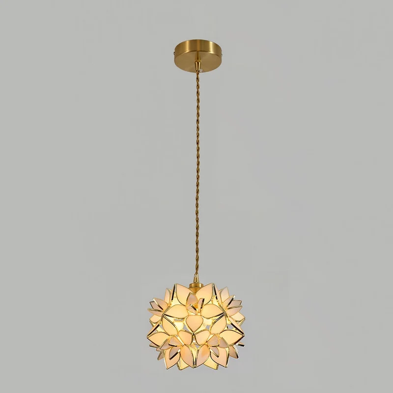 Capiz Pendant Light by Euroselle, Handcrafted Shell Lamp for Modern Interiors