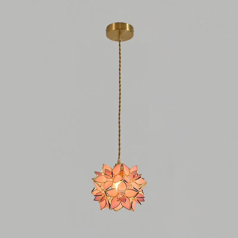 Capiz Pendant Light by Euroselle, Handcrafted Shell Lamp for Modern Interiors