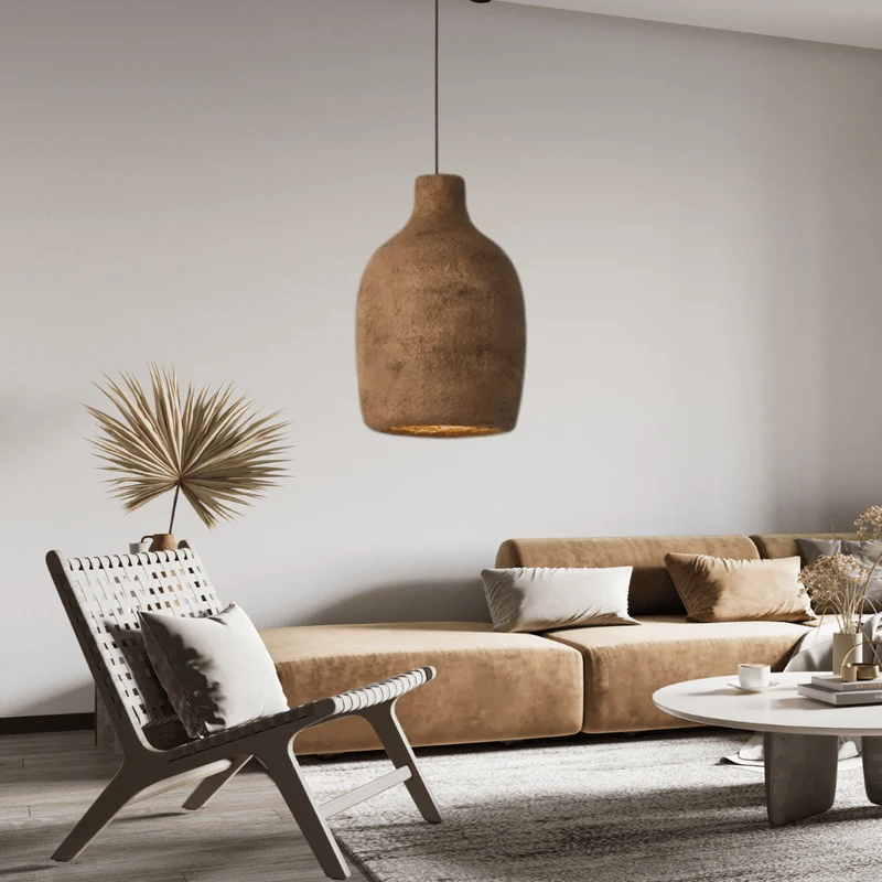 Jermyn Wabi Pendant Lamp In Wabi-Sabi Style By Euroselle