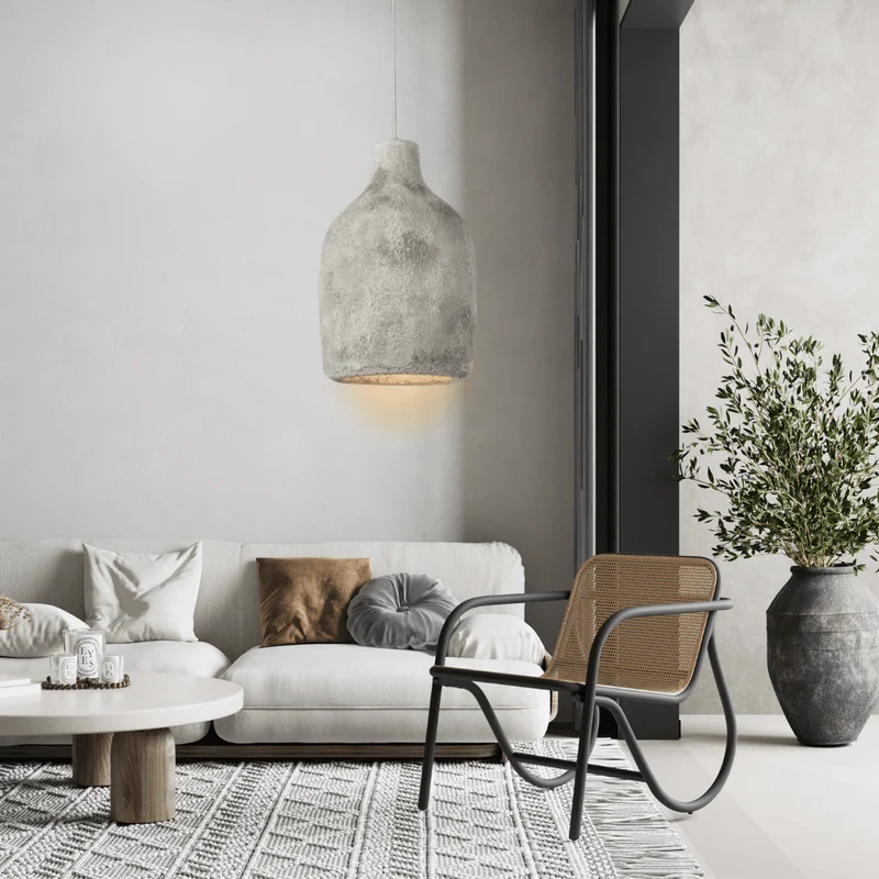 Jermyn Wabi Pendant Lamp In Wabi-Sabi Style By Euroselle