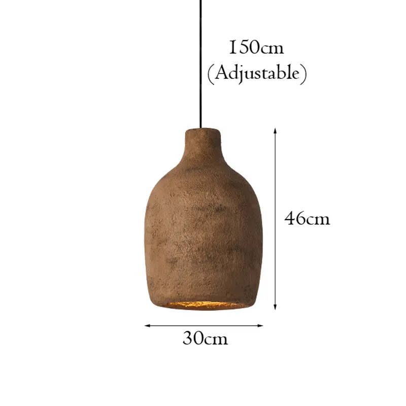 Jermyn Wabi Pendant Lamp In Wabi-Sabi Style By Euroselle