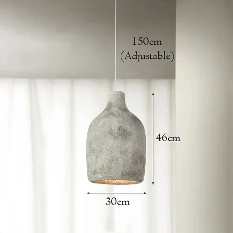 Jermyn Wabi Pendant Lamp In Wabi-Sabi Style By Euroselle