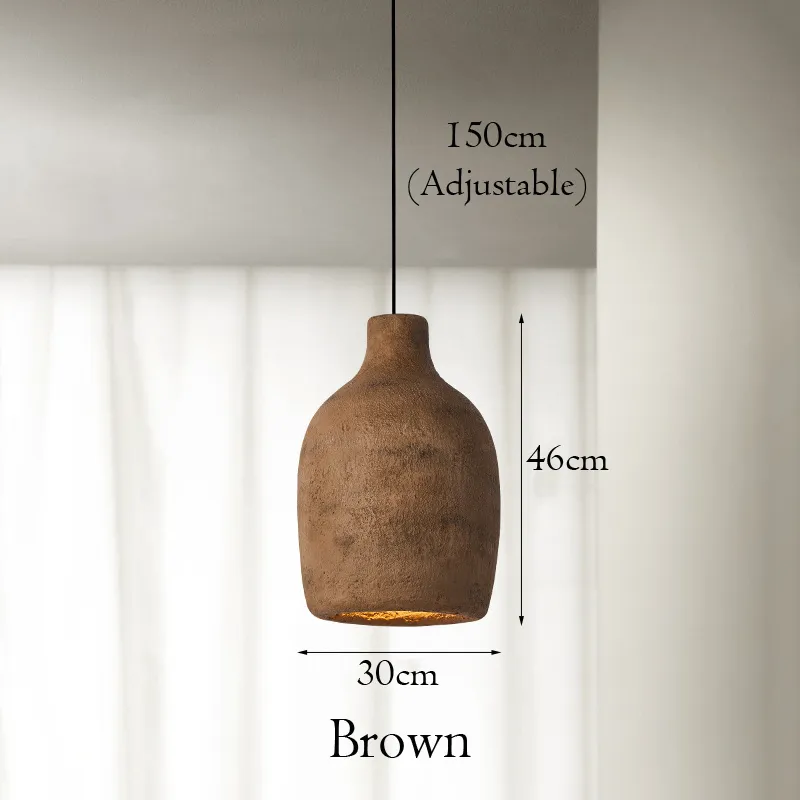 Jermyn Wabi Pendant Lamp In Wabi-Sabi Style By Euroselle