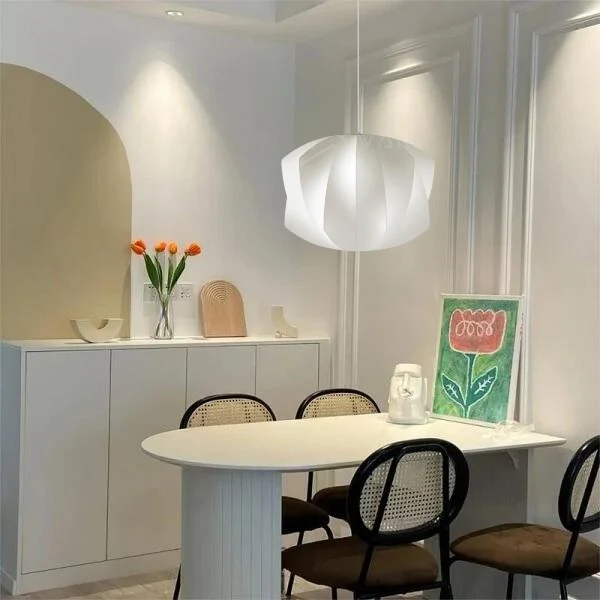 Euroselle Nitro Bubble Pendant Light With Nordic Semi-Wood Design