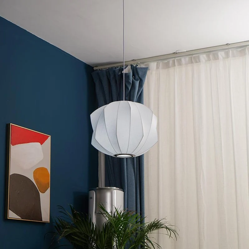 Euroselle Nitro Bubble Pendant Light With Nordic Semi-Wood Design