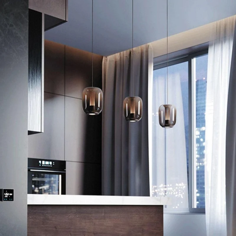 Savannah Glass Pendant Lighting Fixtures By Euroselle