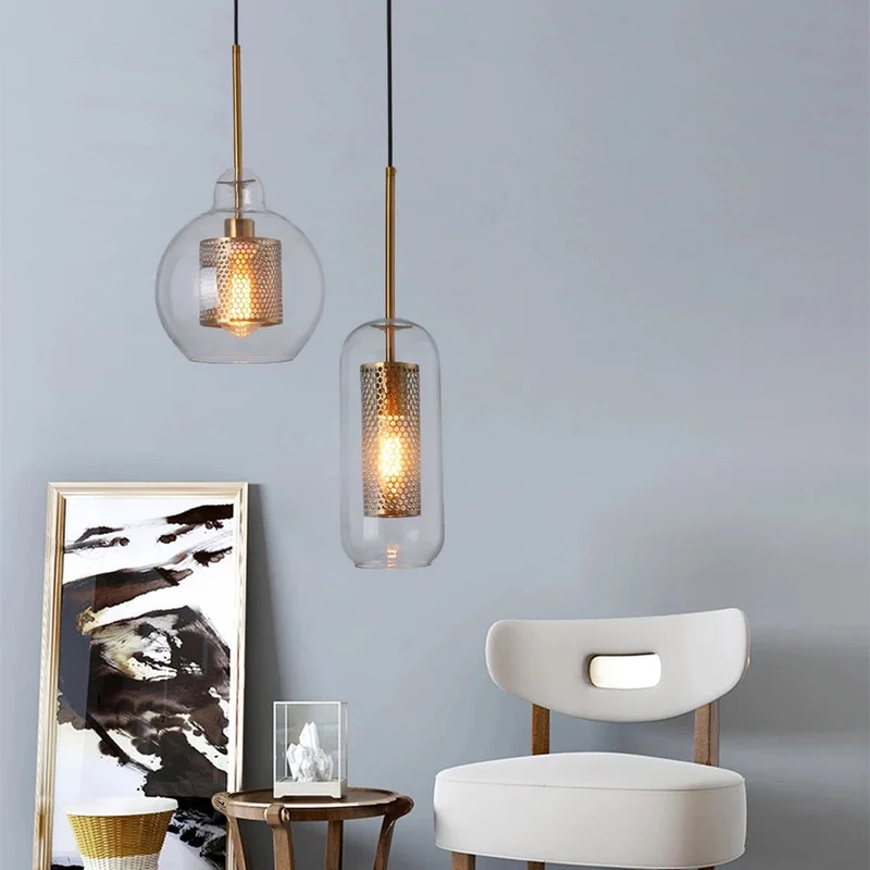 Osso Glass Pendant Light Nordic Style Fixture By Euroselle