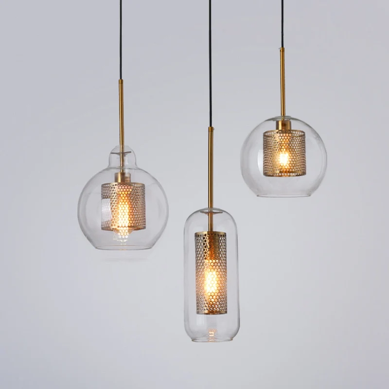 Osso Glass Pendant Light Nordic Style Fixture By Euroselle