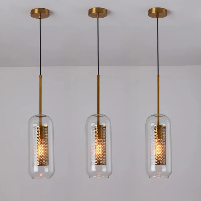 Osso Glass Pendant Light Nordic Style Fixture By Euroselle