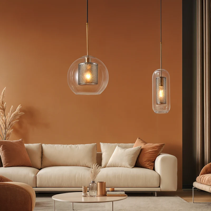 Osso Glass Pendant Light Nordic Style Fixture By Euroselle