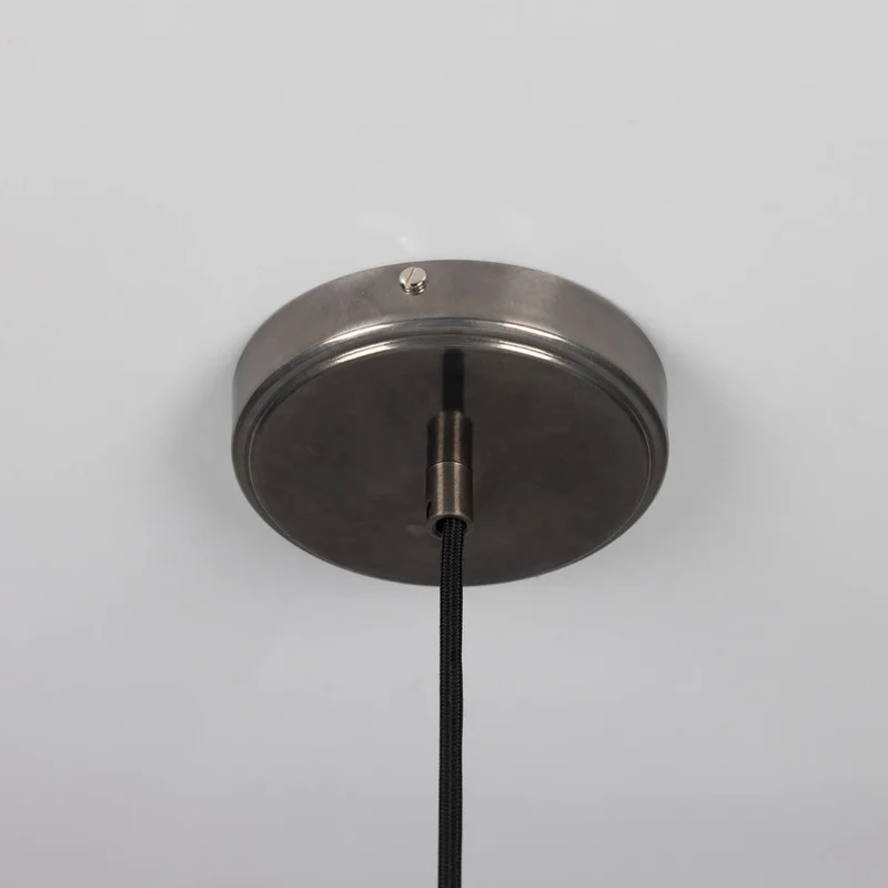 Nakaii Organic Ceramic Pendant Light 20cm Black Clay