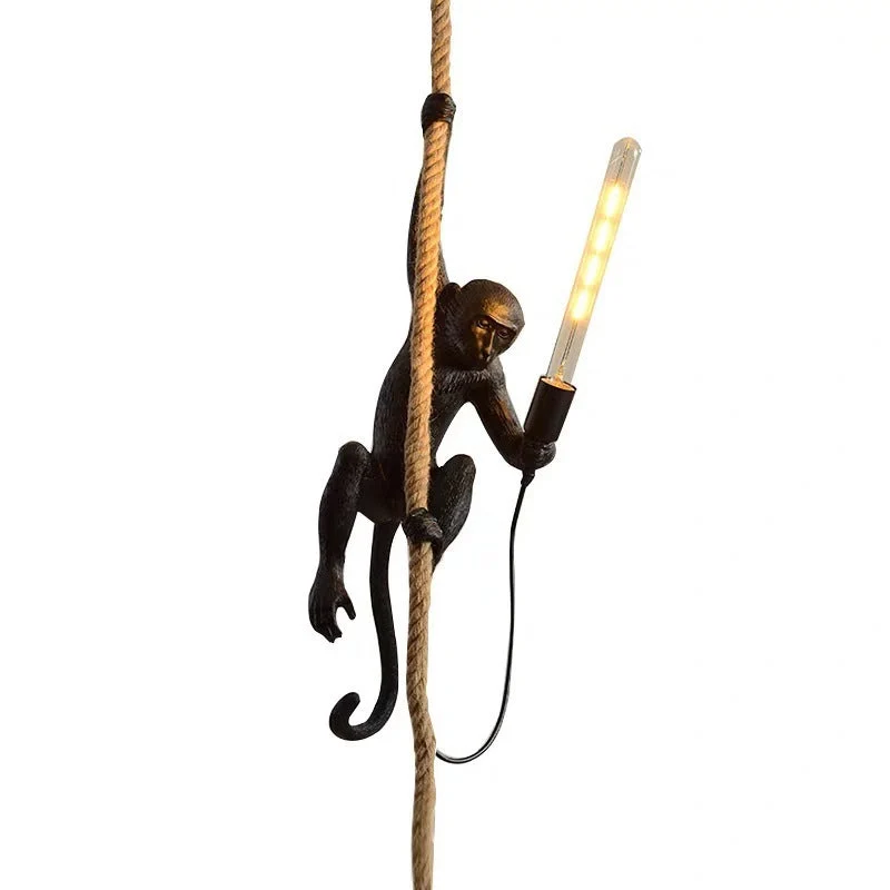 CocoLuma Monkey Pendant Light By Euroselle Whimsical Ceiling Fixture