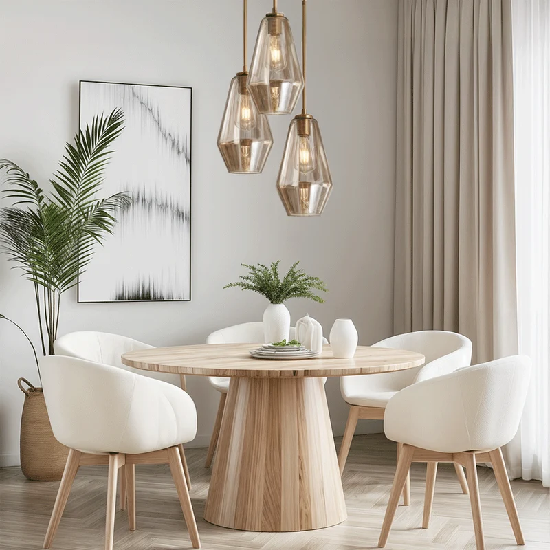 Monica Designer Glass Pendant Light From Euroselle