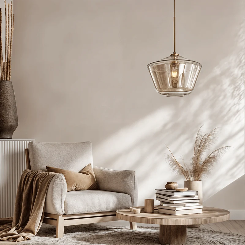 Monica Designer Glass Pendant Light From Euroselle
