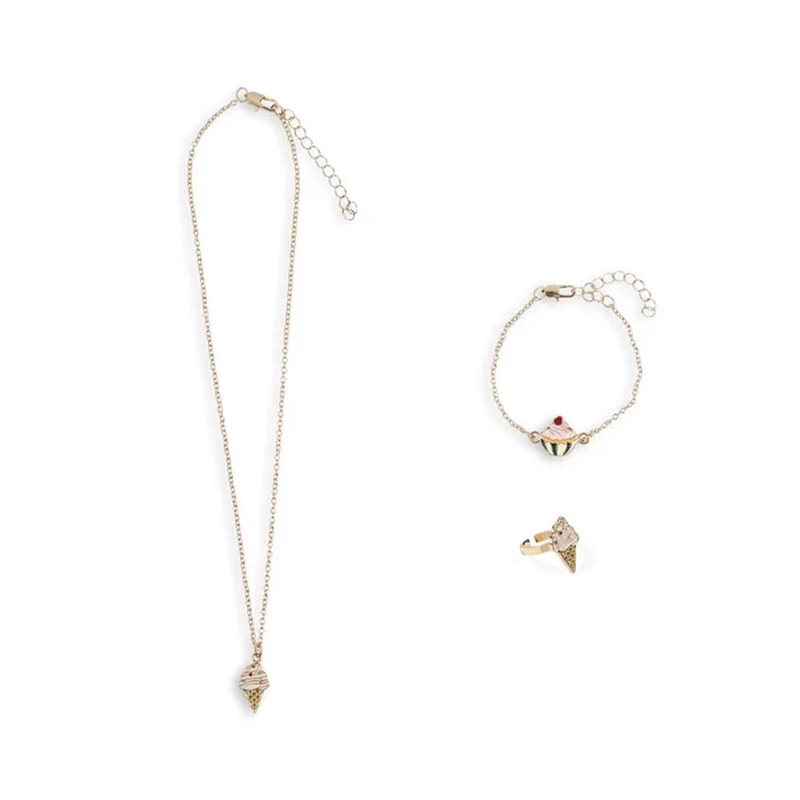 Schmuckset mit Eis