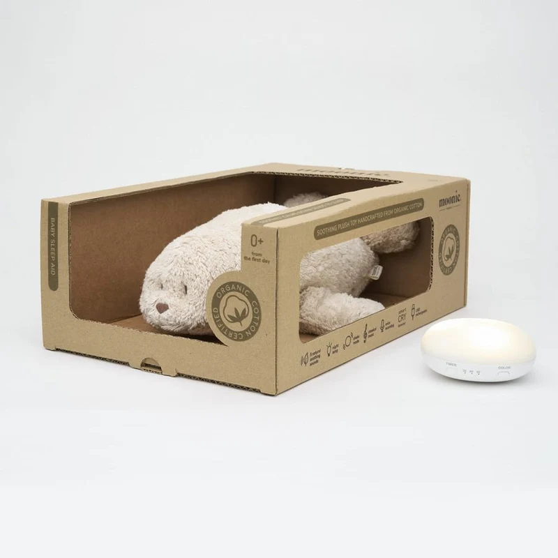Organic Humming Robbe mit Lampe in Sand