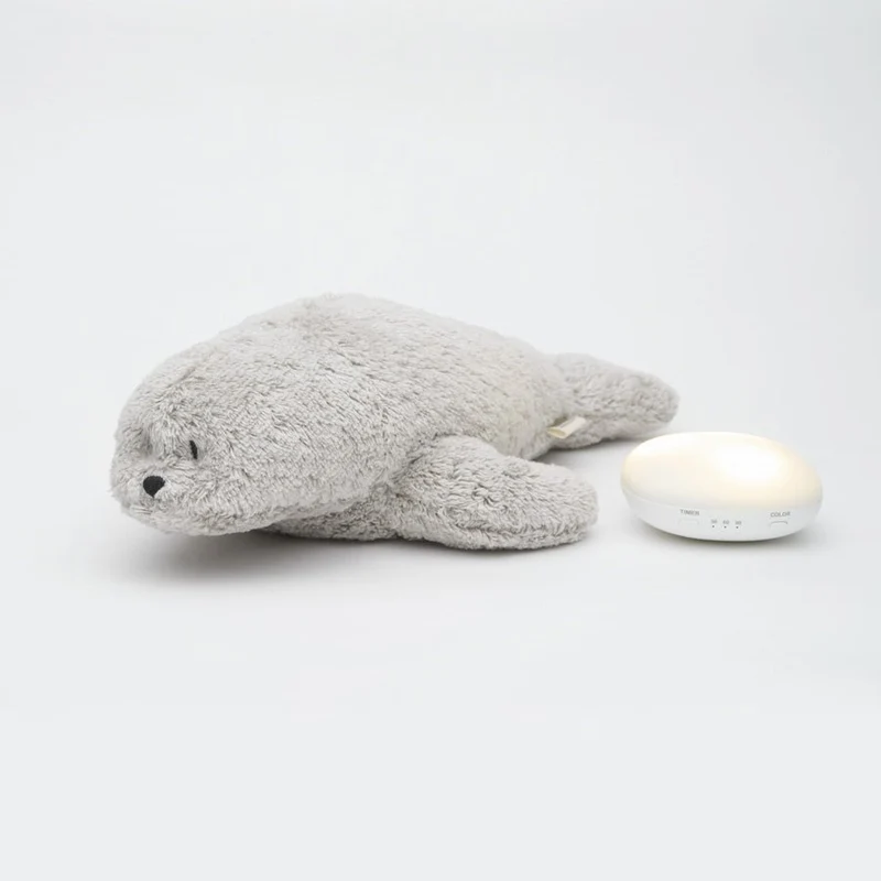 Organic Humming Robbe mit Lampe in Grau