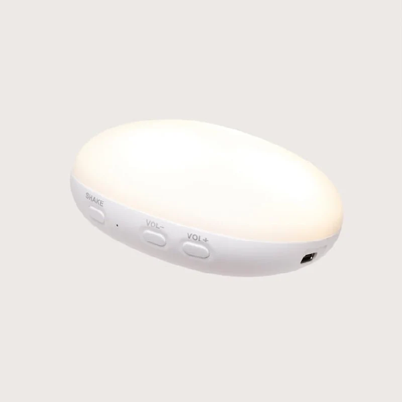 Organic Humming Robbe mit Lampe in Grau