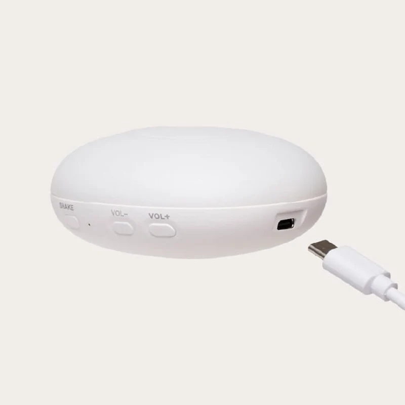 Organic Humming Robbe mit Lampe in Grau
