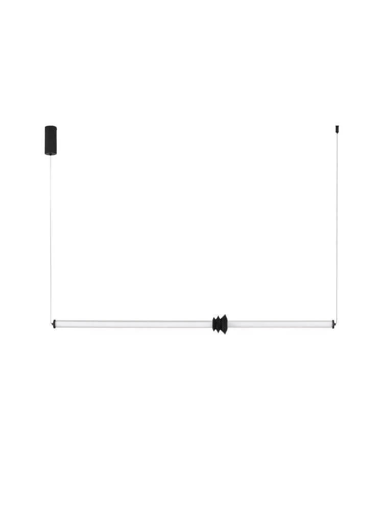 Stalactite Pendelleuchte Horizontal Ø 3,3cm 3000K Schwarz