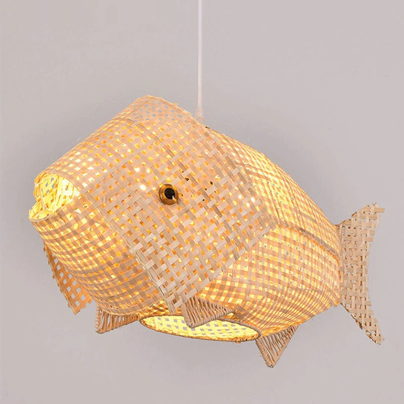 KaoriBeam Asian-Style Wood Pendant Lamp By Euroselle