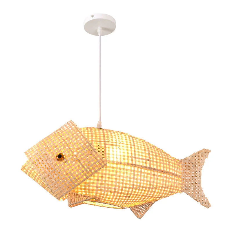 KaoriBeam Asian-Style Wood Pendant Lamp By Euroselle