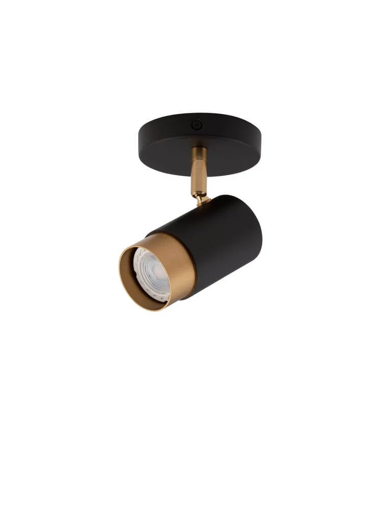 Pogno Deckenleuchte Ø 5,4cm Schwarz, Gold