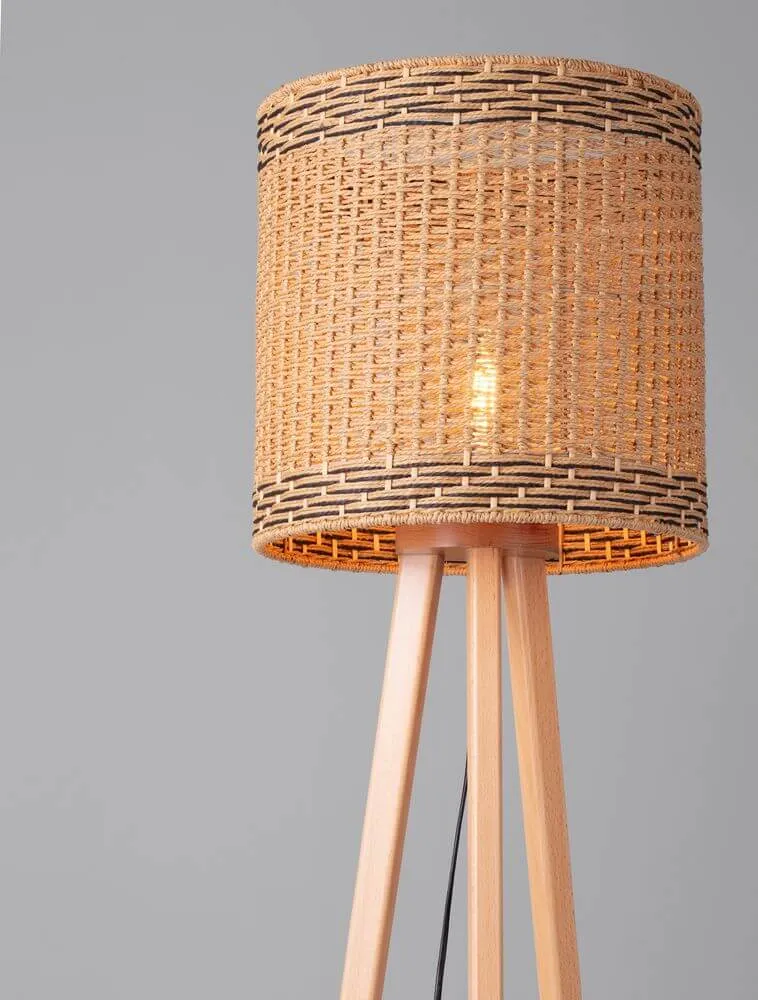 Plette Stehlampe Natur